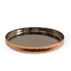 plateau indien cuivre inox